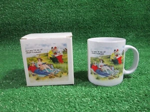Vintage "Don't Panic" Golfing Mug PAPEL Freelance Kimpton - Picture 1 of 6