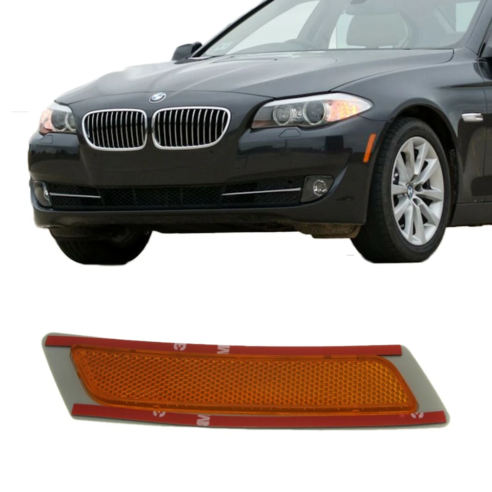 For BMW 528i 535i 550i 640i 650i M6 Side Marker Bumper Reflector Driver Side Foto 1 de 4