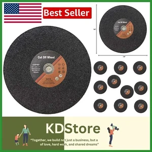 Versatile 14-Inch Abrasive Cut-Off Wheels 10-Pack for All Metal Types - Picture 1 of 6