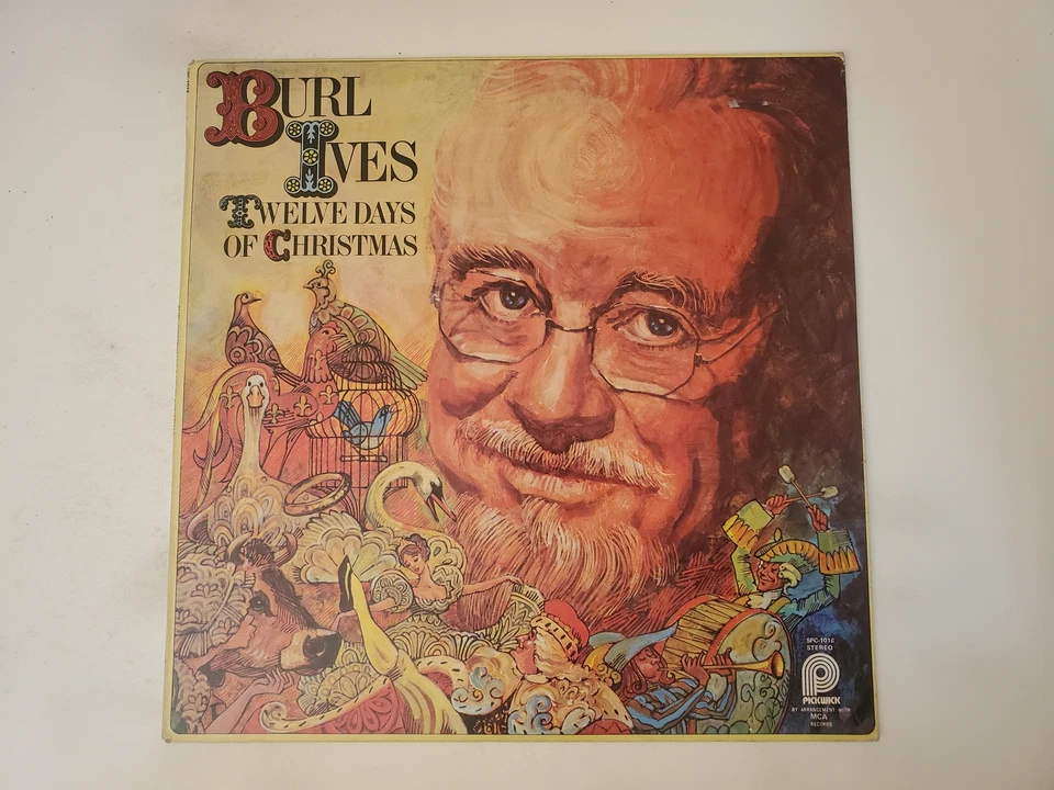 Burl Ives - Twelve Days of Christmas (Vinyl Record LP) - Image 1 of 2