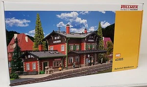 Vollmer #43505 NEW HO Scale KIT Black Forest Train Station Waldbronn for Marklin - Picture 1 of 4