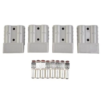4Pcs For 120A 600V For ANDERSON PLUG Cable Battery Power Connector Terminals