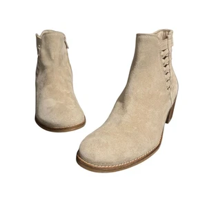 Bota de gamuza Paul Green Vienna Chelsea beige para mujer, talla UK 4 US 6,5 USADA UNA VEZ - Imagen 1 de 9