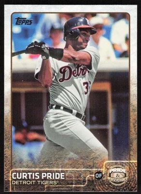 2015 Topps Update Pride and Perseverance #PP-2 Curtis Pride - Image 1 of 2