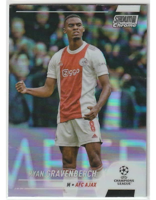 2021-22 Topps Stadium Club Chrome UEFA #86 Ryan Gravenberch AFC AJAX - Image 1 of 2