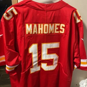 Patrick Mahomes 2xl KC Chiefs Red #15 Sewn Jersey QB1 - Picture 1 of 7