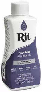 Rit Dye Liquid Fabric Dye 8oz - Navy Blue - Picture 1 of 1