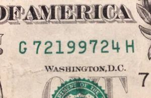 July 2nd or February 4th 1997 Birthday / Anniversary Note One Dollar Bill 2013 - Picture 1 of 4