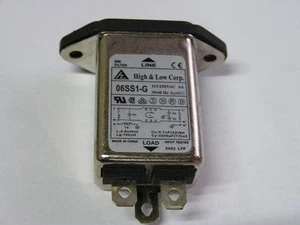 9pcs High & Low Corp 06SS1-G-Q (S) IC Filter Connector EMI 115/250VAC 6A 50/60Hz - Picture 1 of 7