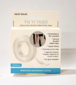 Ideas limpias - Fix n Hold Tape 3m - Fijación de cinta de gel reloj video promocional para usar - Imagen 1 de 4