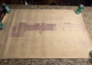 J I Case Company Racine WI Burlington Works (Iowa) Factory Plant Blueprints 1937 - Picture 1 of 8