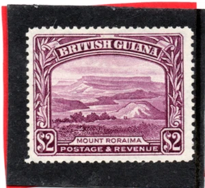 Br. Guayana GV1 1938-52 $2 púrpura sg 318 H.Como nuevo - Imagen 1 de 2