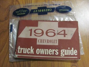 Original 1964 64 Chevrolet Truck owners Manual with Sleeve 2nd Edition - Picture 1 of 6
