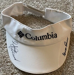 Columbia PFG Visor SIGNED BY GEORGE POVOROMO Adjustable Band - Picture 1 of 5