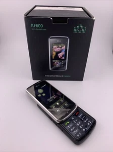 LG KF600 Retro Slider Dual Screen Mobile Phone - Black/Silver. Network: Orange - Picture 1 of 15