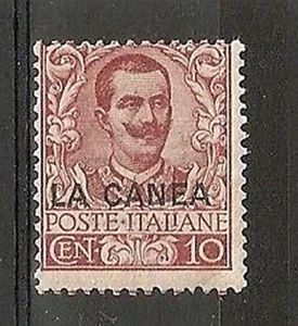 1905 LA CANEA EFFIGIE 10 CENT MH * - RR7080 - Picture 1 of 1