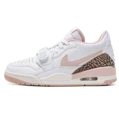 Nike Jordan Legacy 312 Low Women Basketball Shoes White Pink Oxford FQ7827 116 - Image 1 of 4