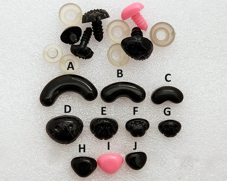 Safety Nose for Amigurumi, Animal, Dog plush toy and Craft Projects - image 1 of 1