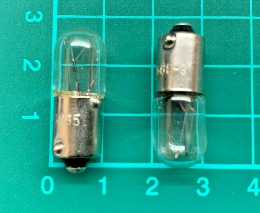 T-3 1/4 Incandescent Lamp Miniature Bayonet Base ( VCC P/N: CM8-3995 ) Pack of 2 - Image 1 of 1