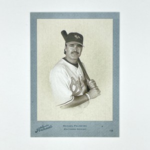 2005 Donruss Studio Portraits Blue B/W Rafael Palmeiro /30 #SP-95