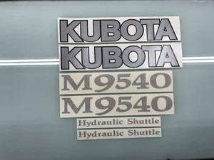 Kubota M9540 Tractor decals - Picture 1 of 1