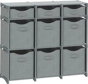 9 Cube Closet Organizers Storage Cube Bins Storage Unit W/Drawers Room Organizer - Bild 1 von 7