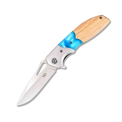 XTREMEDAWN Titanium Steel Knife Tactical Knife Folding knife Hunting Camping - image 1 of 4