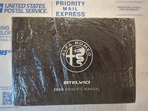 2020 ALFA ROMEO STELVIO OWNERS MANUAL KIT QV QUADRIFOGLIO TI BASE PORTFOLIO 20 - Picture 1 of 2
