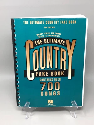 The Ultimate Country Fake Book 5ta Edición Partituras Instrumentos C Foto 1 de 2