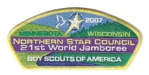BSA WJSP NORTHERN STAR COUNCIL 2007 WORLD JAMBOREE MINT PATCH - Bild 1 von 3