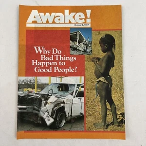 Awake Magazin Wachtturm 8. Oktober 1987 Warum guten Menschen schlechte Dinge passieren - Bild 1 von 2