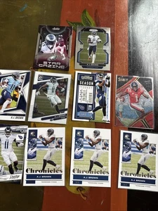 A.J. Brown 10 Card Lot NFL Titans Eagles - Picture 1 of 5