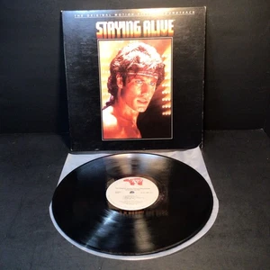 STAYING ALIVE OMP Soundtrack LP Vinyl Gatefold 1983 The Bee Gees - Picture 1 of 6