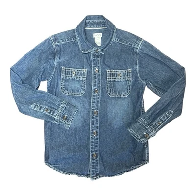 Camisa vaquera Carter’s niños talla 6 Foto 1 de 2