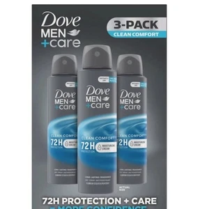 Dove Men's + Care Clean Comfort, 3.8 oz., 3 pk. - Picture 1 of 4