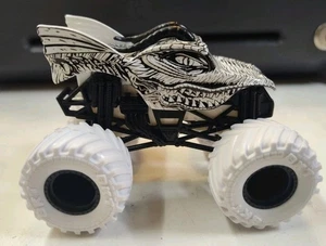 Monster Jam Dragon Monster Truck 1:64 Max Contraste Negro Blanco 2022 Spinmaster - Imagen 1 de 7
