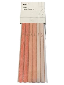 NIKE Paquete de 6 Diademas Dri-Fit Unisex Corbata Metálica Rosa Brillo OSFM Swoosh - Imagen 1 de 2