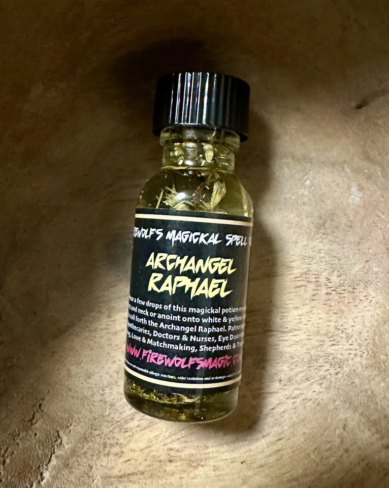 Archangel Raphael Ritual Oil (Handmade, Organic, Witchcraft, Hoodoo, Wicca) - Изображение 1 из 1