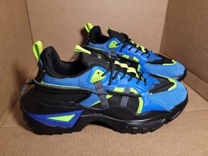 Mazino Oasis Mens SZ 11 Chunky Sneakers - Streetwear Shoes French blue green blk - Picture 1 of 7