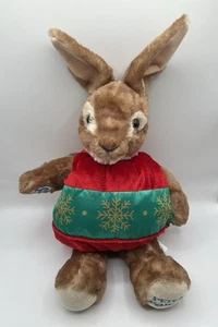Build A Bear Peter Rabbit 20" Plush Christmas/Holiday Outfit 2019 - Picture 1 of 11