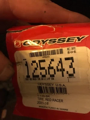 Black Odyssey Neumáticos BMX Par 20 X 1-1/8" Mini RedRacer Foto 1 de 2