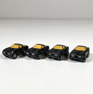 Lote de 4 Micro Máquinas 1987 Galoob Chevy Corvette Negro De Colección Años 80 Coches Deportivos f5 Foto 1 de 4