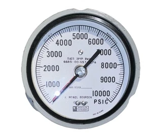 MEDIDOR DE PRESIÓN Weksler K-MONEL BOURDON PN: SA23 3PYP RWBX NSN: 6685-00-857-4278 - Imagen 1 de 9