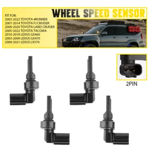 4pcs ABS Speed Sensors Wheel Front & Rear/Right & Left For Toyota 4Runner Tacoma - Picture 1 of 11