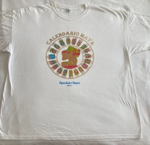 Mexico Shirt Mens Grande XX Large White TAPACHULA CHIAPAS MEXICO CALENDARIO MAYA - Picture 1 of 6