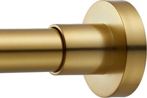 Shower Curtain Rod Tension- Never Rust No Drill Non-Slip Spring Tension Shower R - Picture 1 of 9