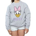 Disney Mädchen Gänseblümchen Ente Gesicht Sweatshirt (BI983)
