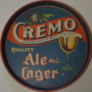 Vintage Cremo Ale & Lager Ad Reproduction Metal Sign FREE SHIPPING Bar Decor - Picture 1 of 1