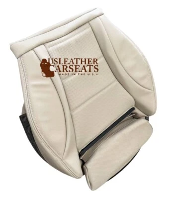 2015 至 2021 适用于梅赛德斯奔驰 C 级驾驶员侧底皮革座椅套棕褐色 — 第 1/4 张图片