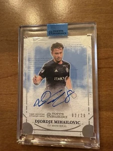 2022 Topps MLS Renaissance Djordje Mihailovic Autograph 2/20 Montreal USMNT - Picture 1 of 3